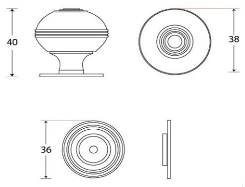 Prestbury-Cupboard-Door-Knob-38mm-Diameter-Diagram