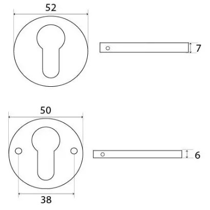 Regency-Euro-Escutcheon-Concealed-Fixed-Diagram
