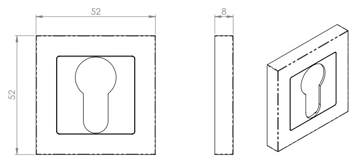 Square-Euro-Profile-Escutcheon-Diagram