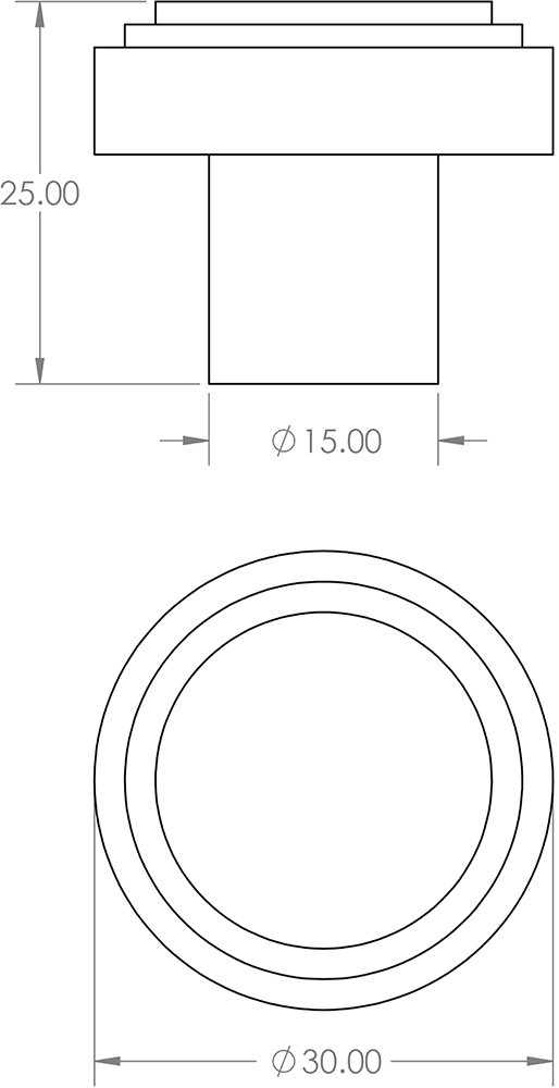 Stepped-Detail-Circular-Cupboard-Knob-Diagram
