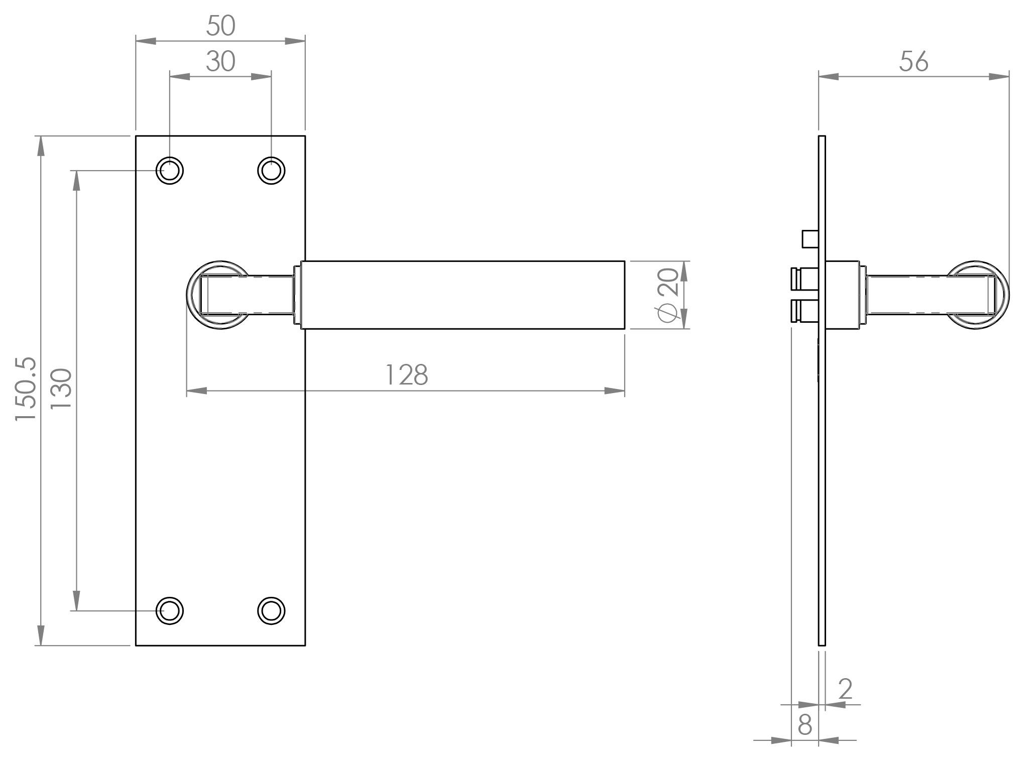 Tubular Lever Door Handles Latch Tubular Lever Door Handles Latch