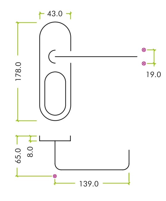 Tubular-Return-To-Door-Lever-Handle-Diagram