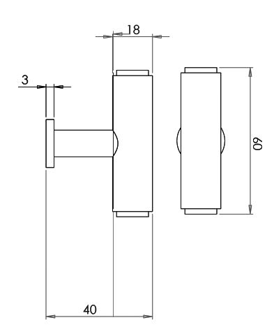 Tubular-Shape-T-Bar-Style-Cabinet-Pull-Handle-With-Stepped-Edges-Dimensions-Diagram Tubular-Shape-T-Bar-Style-Cabinet-Pull-Handle-With-Stepped-Edges-Dimensions-Diagram