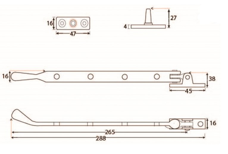 cast-pear-drop-casement-stay-black-10-inch-diagram cast-pear-drop-casement-stay-black-10-inch-diagram