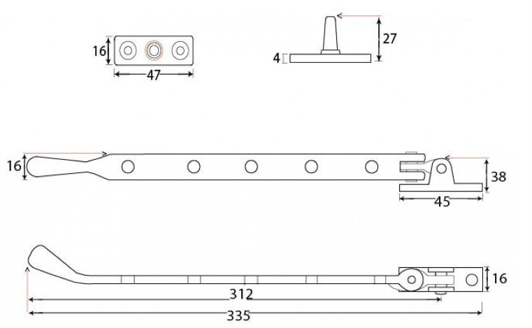 cast-pear-drop-casement-stay-black-12-inch-diagram cast-pear-drop-casement-stay-black-12-inch-diagram