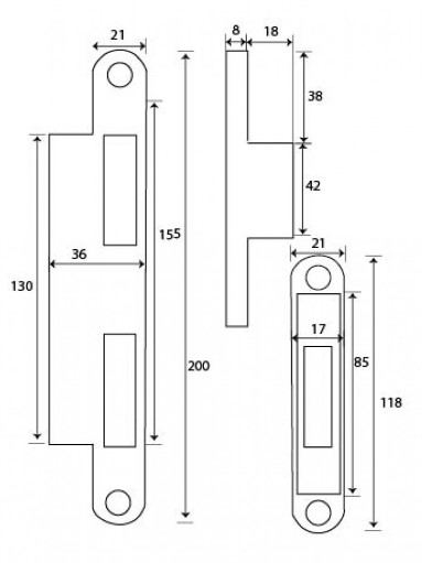 multipoint-door-lock-latch-hook-lock-and-dead-lock-keeps-sets-to-suit-44mm-doors-Diagram