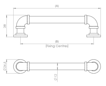 pipe-shape-cabinet-pull-handles-available-in-two-sizes-diagram pipe-shape-cabinet-pull-handles-available-in-two-sizes-diagram