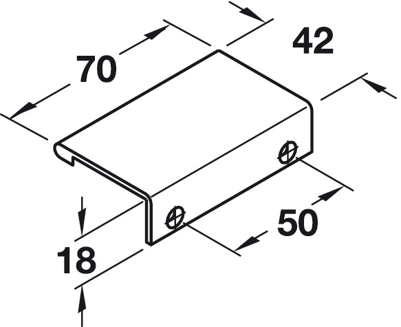 quinn-profile-handle-edge-pull-70mm-width-Diagram quinn-profile-handle-edge-pull-70mm-width-Diagram