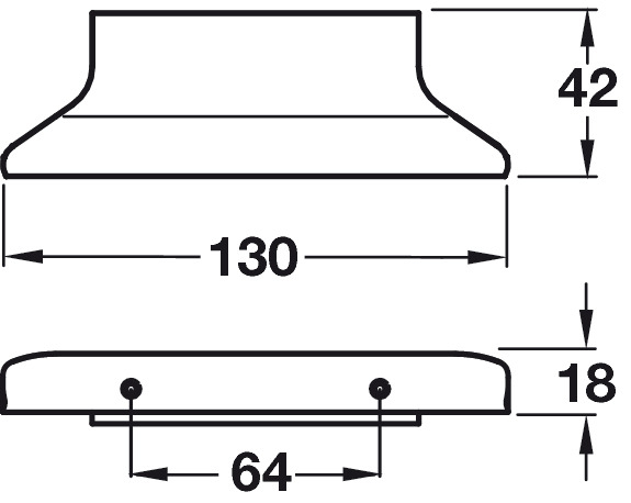 rear-fixing-finger-edge-pull-130mm-wide-x-42mm-projection-diagram rear-fixing-finger-edge-pull-130mm-wide-x-42mm-projection-diagram