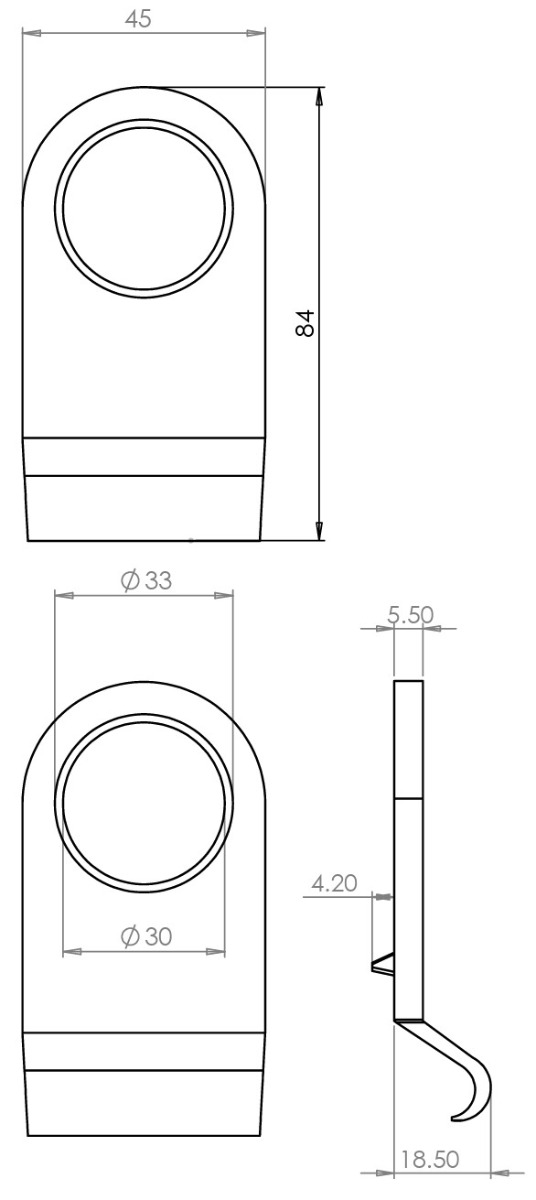 round cylinder pull diagram