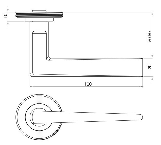 Wedge-Patterm-Lever-Handle-Dimensions-Diagram Wedge-Patterm-Lever-Handle-Dimensions-Diagram