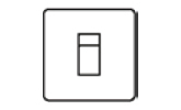 1 Gang RJ11 Socket Icon