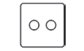 2 Gang Dimmer Switch Icon