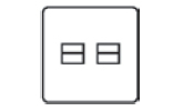 2 Gang Master Telephone Socket Icon