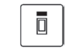45amp Cooker Switch (Single Plate) Icon