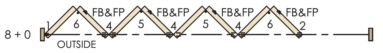 Brio Weatherfold 4s 100kg - 8 + 0 System For Inward Opening External Bi-Folding Doors