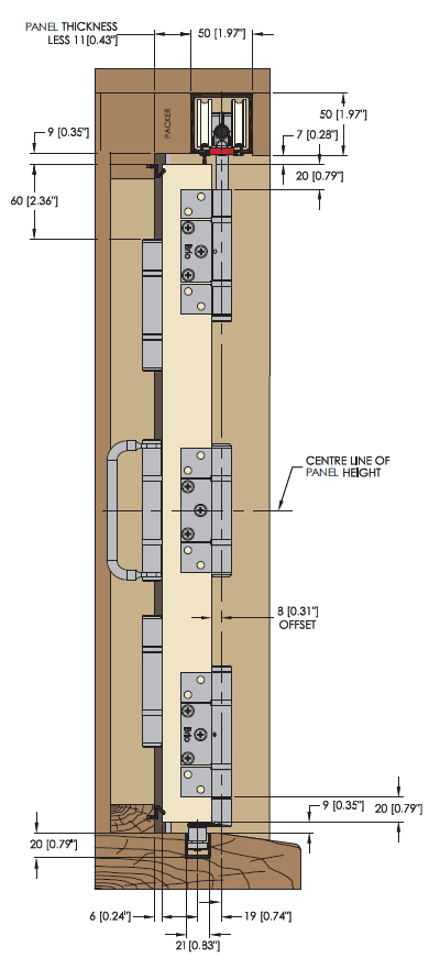 Brio Weatherfold 4s 100kg - Hardware Configuration & Layouts - End View