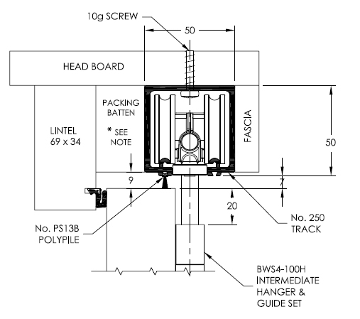 Brio Weatherfold 4s 100kg - Track Dimensions