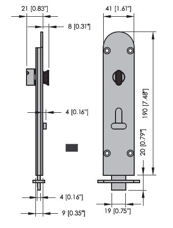 Brio 4s Top Flush Bolt Dimensions For Outward Opening Doors