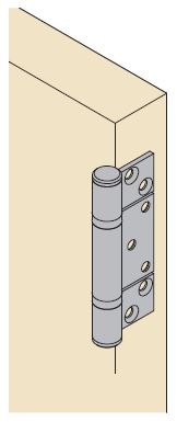 Brio Weatherfold 4s 100kg - Non Mortice Hinges