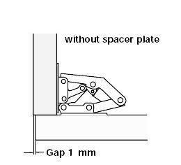 Easy Fit Hinges Fitted To Overlay Doors
