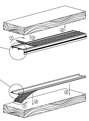 Diagram Showing How The Ares 3 Sliding Door Gear System Is Ceiling Mounted