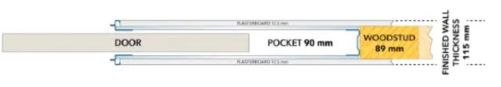 Eclisse-115mm-Finished-Wall-Thicnkess-Stud-Work-Diagram