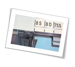 Scrigno Adjustable Pocket Door Kit - Pre-Marked Cutting Positions