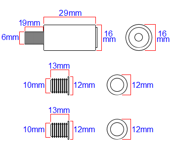 Diagram Showing Dimensions Of The Fulton & Bray FB31 Sliding Sash Window Stop Locks