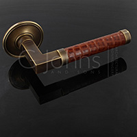 leather-wrapped-bespoke-lever-handle